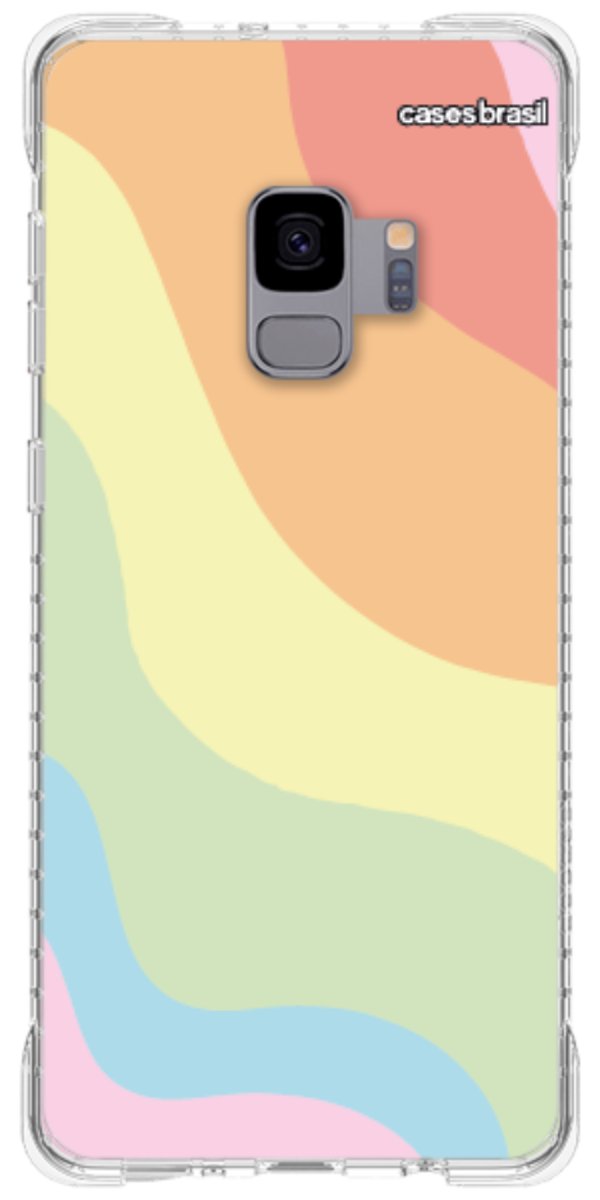 Capinha para Celular Cores Pasteis Onduladas