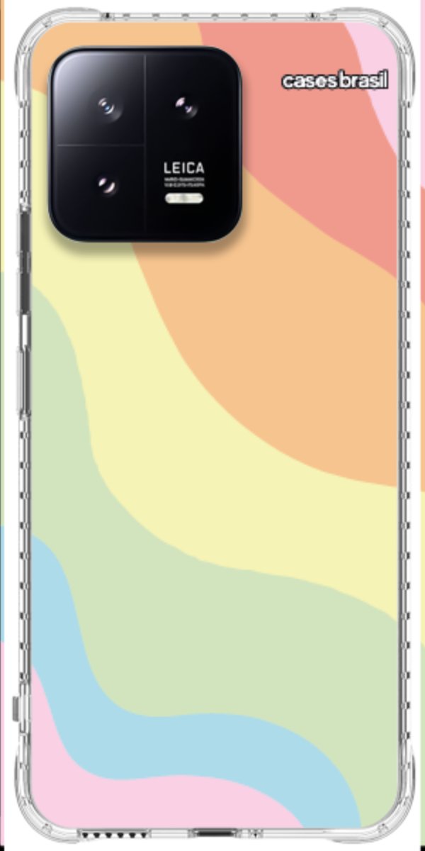 Capinha para Celular Cores Pasteis Onduladas