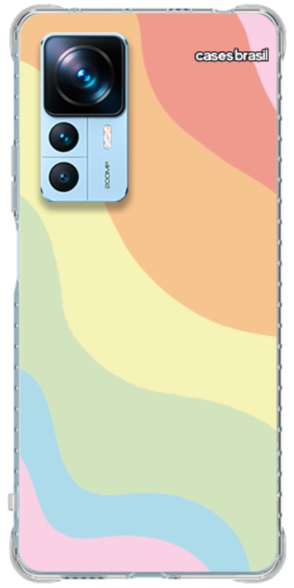 Capinha para Celular Cores Pasteis Onduladas