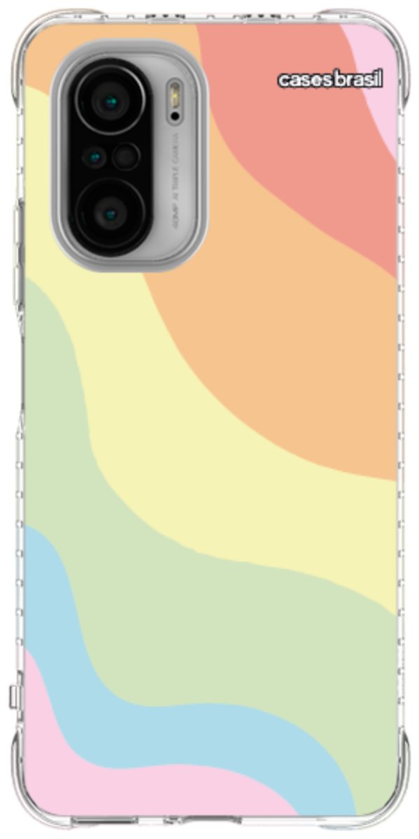 Capinha para Celular Cores Pasteis Onduladas