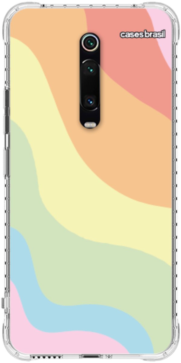 Capinha para Celular Cores Pasteis Onduladas