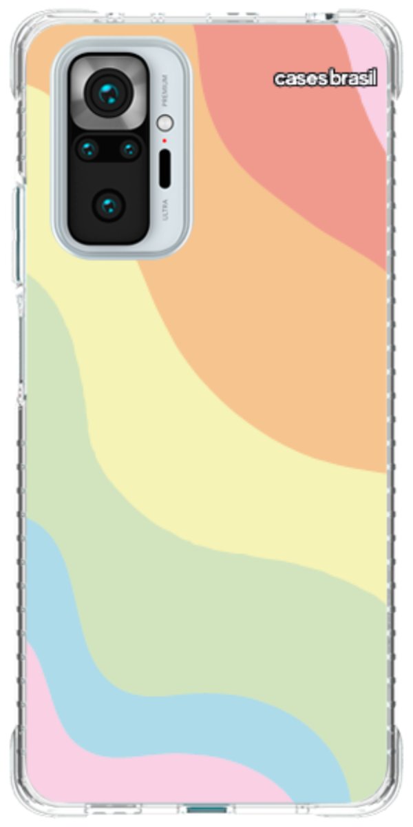 Capinha para Celular Cores Pasteis Onduladas