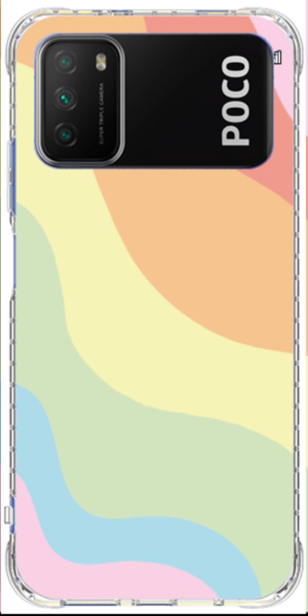 Capinha para Celular Cores Pasteis Onduladas