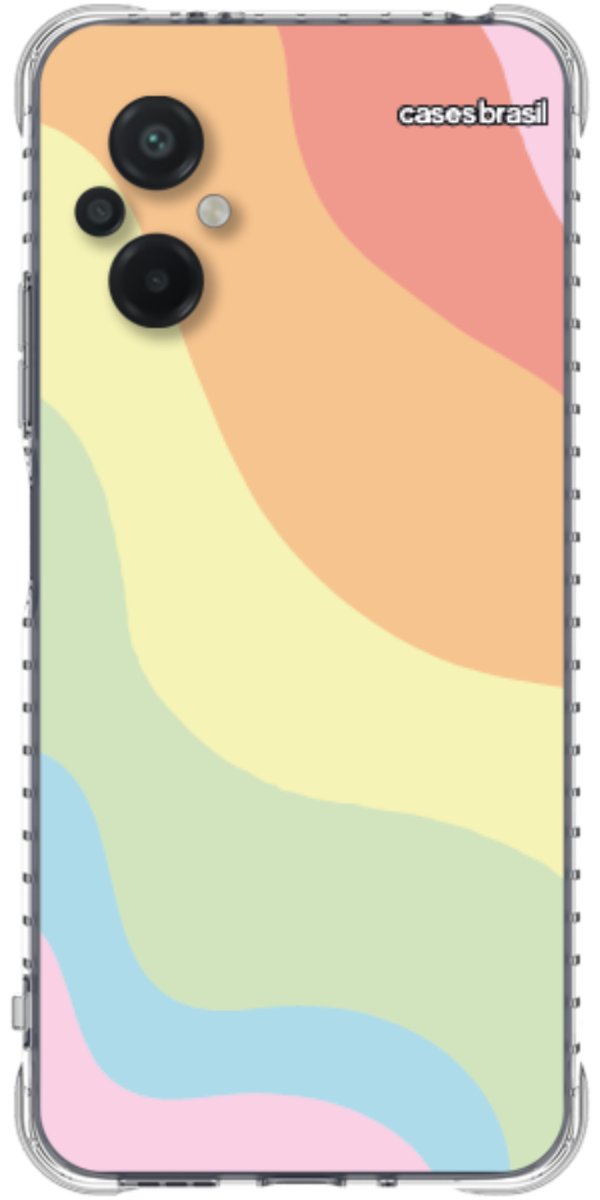 Capinha para Celular Cores Pasteis Onduladas