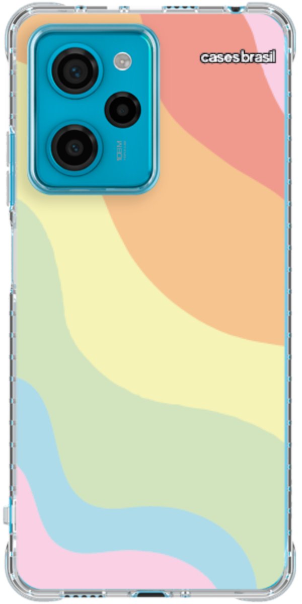 Capinha para Celular Cores Pasteis Onduladas