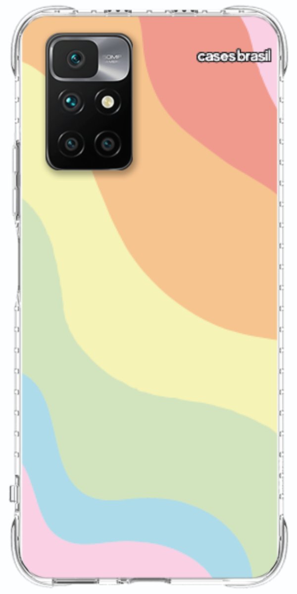 Capinha para Celular Cores Pasteis Onduladas