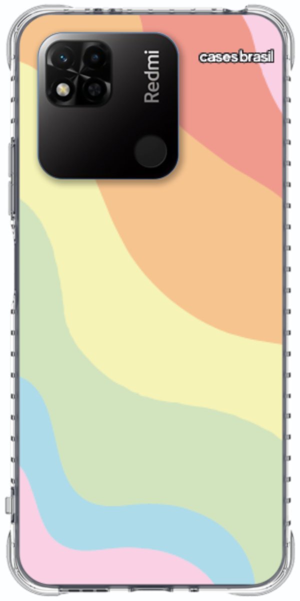Capinha para Celular Cores Pasteis Onduladas