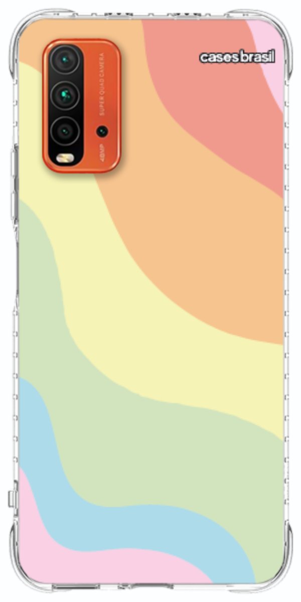 Capinha para Celular Cores Pasteis Onduladas