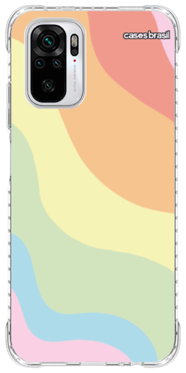 Capinha para Celular Cores Pasteis Onduladas