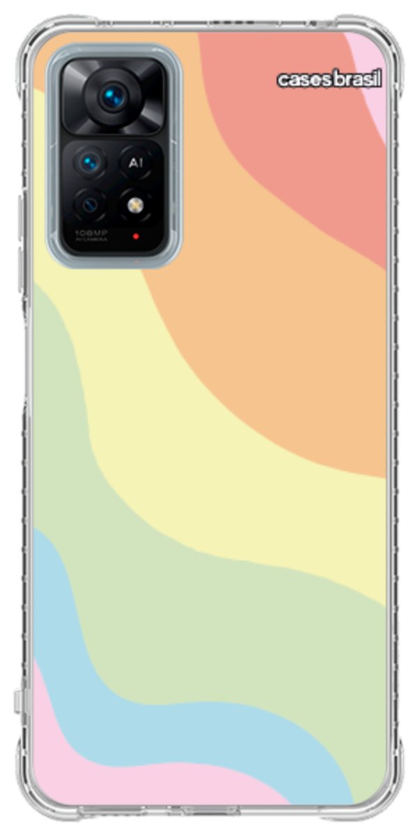 Capinha para Celular Cores Pasteis Onduladas