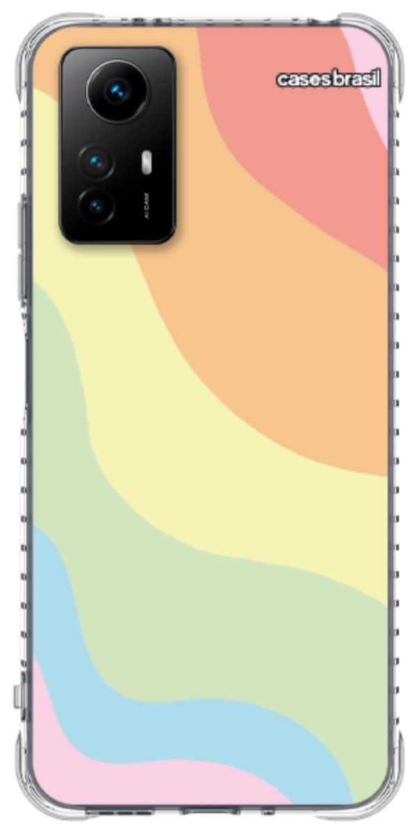 Capinha para Celular Cores Pasteis Onduladas