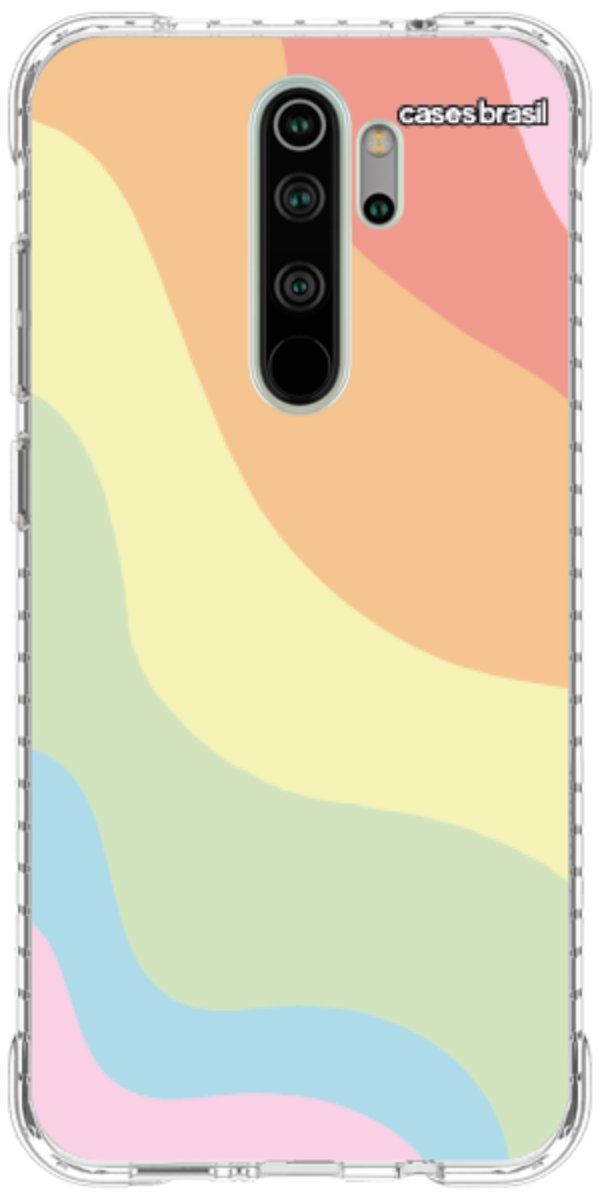 Capinha para Celular Cores Pasteis Onduladas