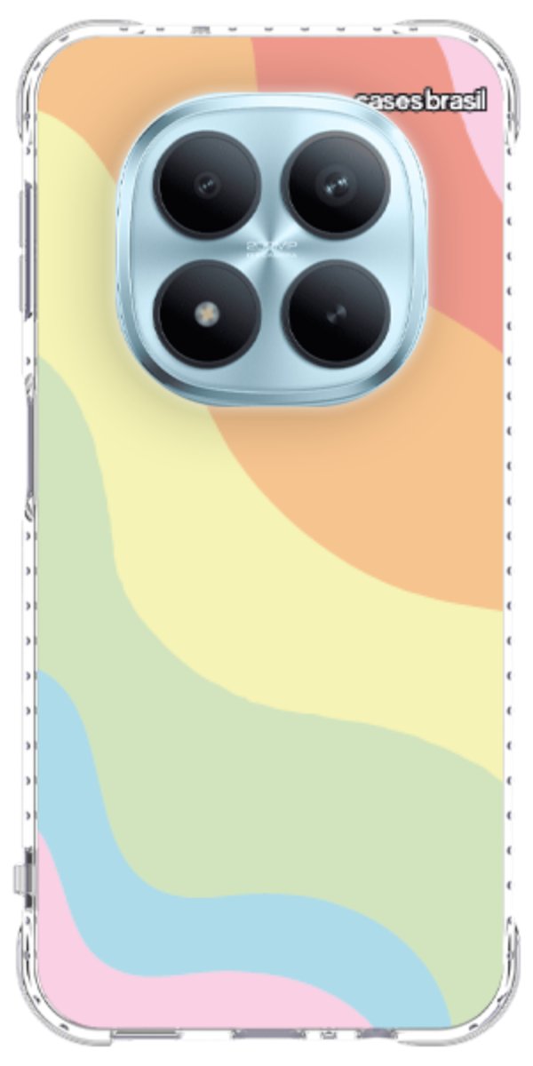 Capinha para Celular Cores Pasteis Onduladas