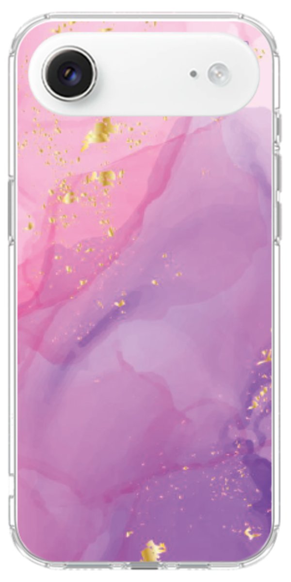 Capinha para Celular Textura Marmorizada Rosa