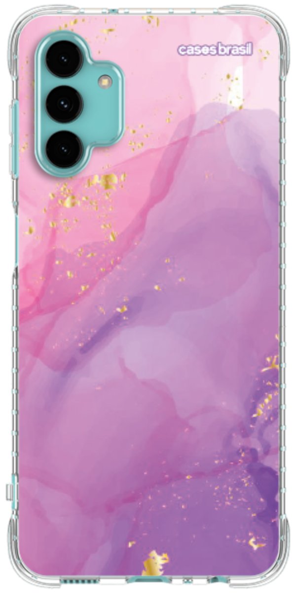 Capinha para Celular Textura Marmorizada Rosa