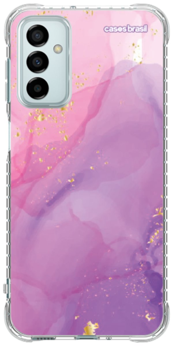 Capinha para Celular Textura Marmorizada Rosa