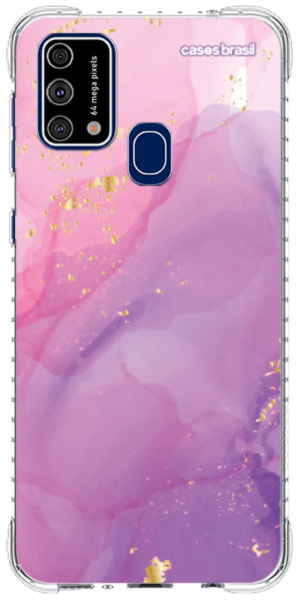 Capinha para Celular Textura Marmorizada Rosa