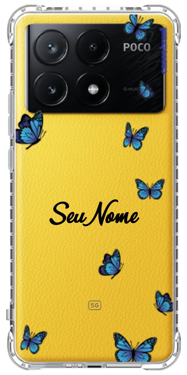 Capinha para Celular Borboletas Flutuantes