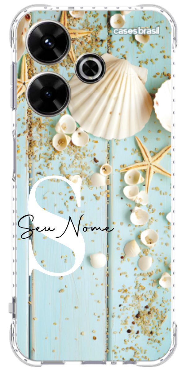 Capinha para Celular Conchas