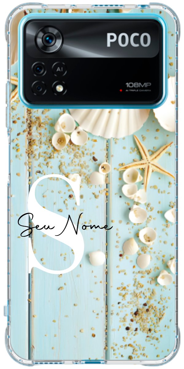 Capinha para Celular Conchas