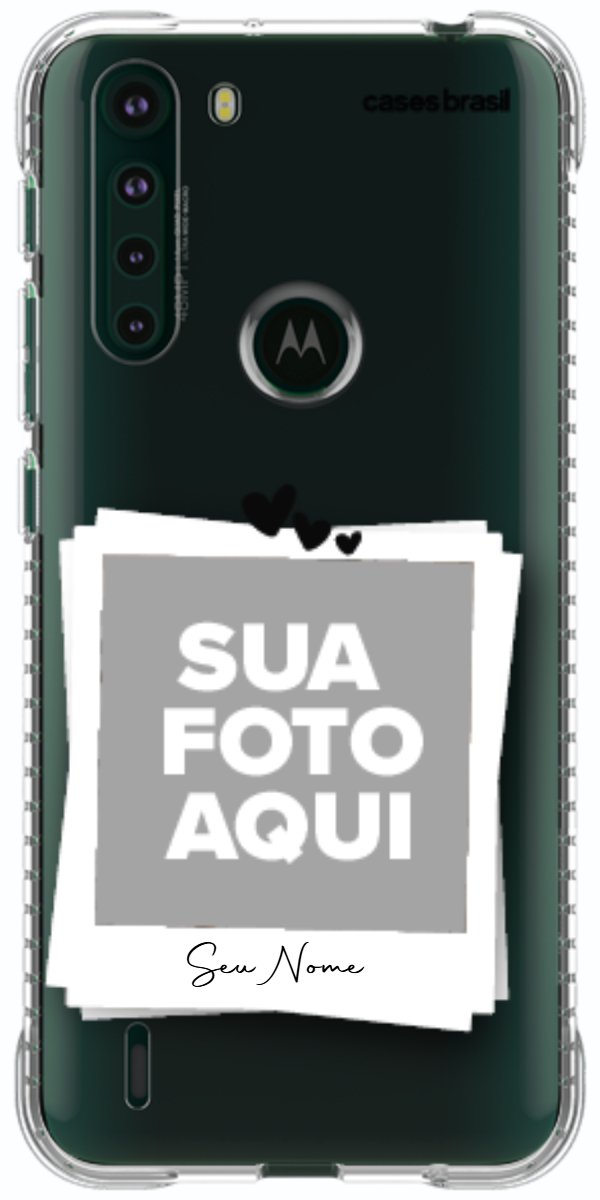 Capinha para Celular Polaroid Corações