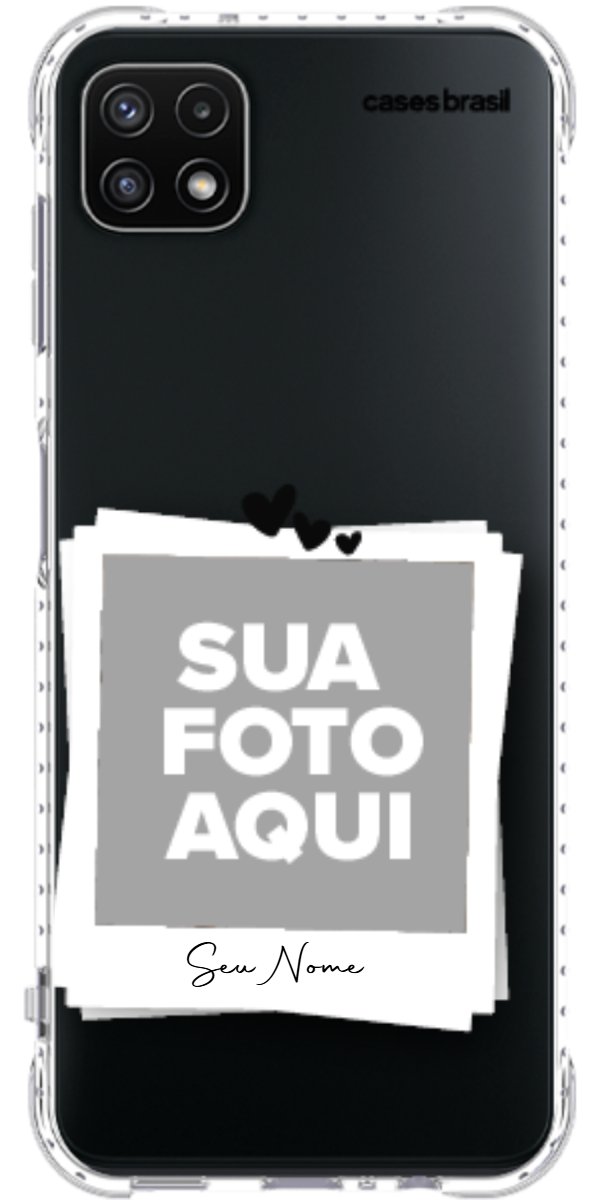 Capinha para Celular Polaroid Corações