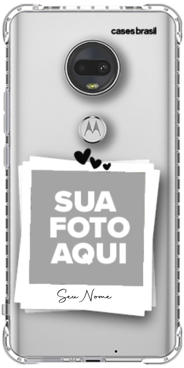 Capinha para Celular Polaroid Corações