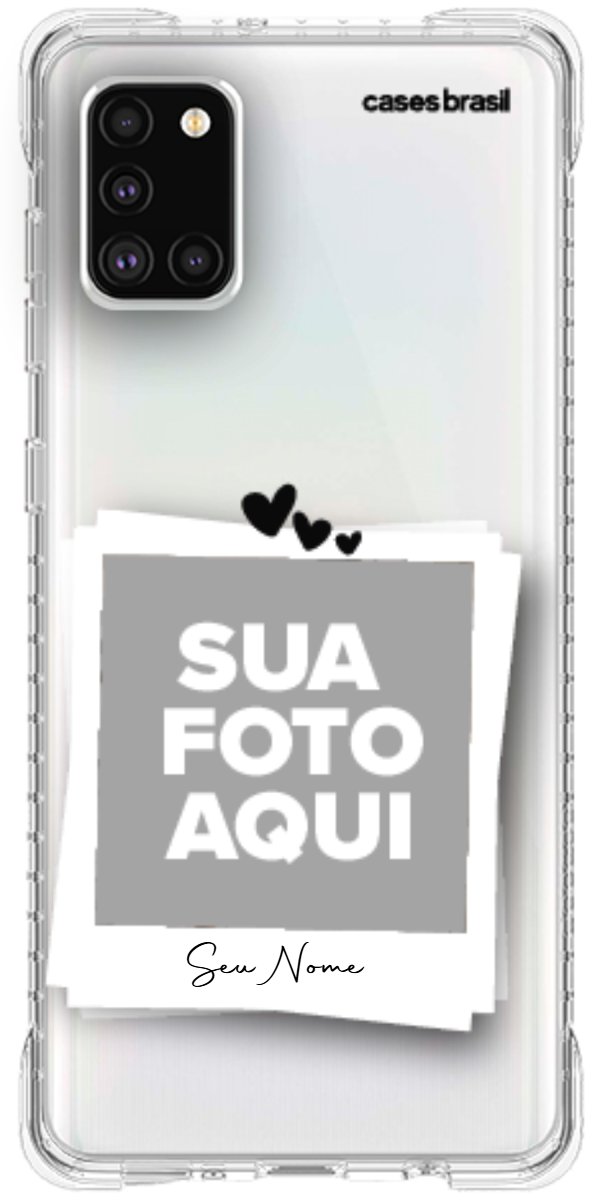 Capinha para Celular Polaroid Corações