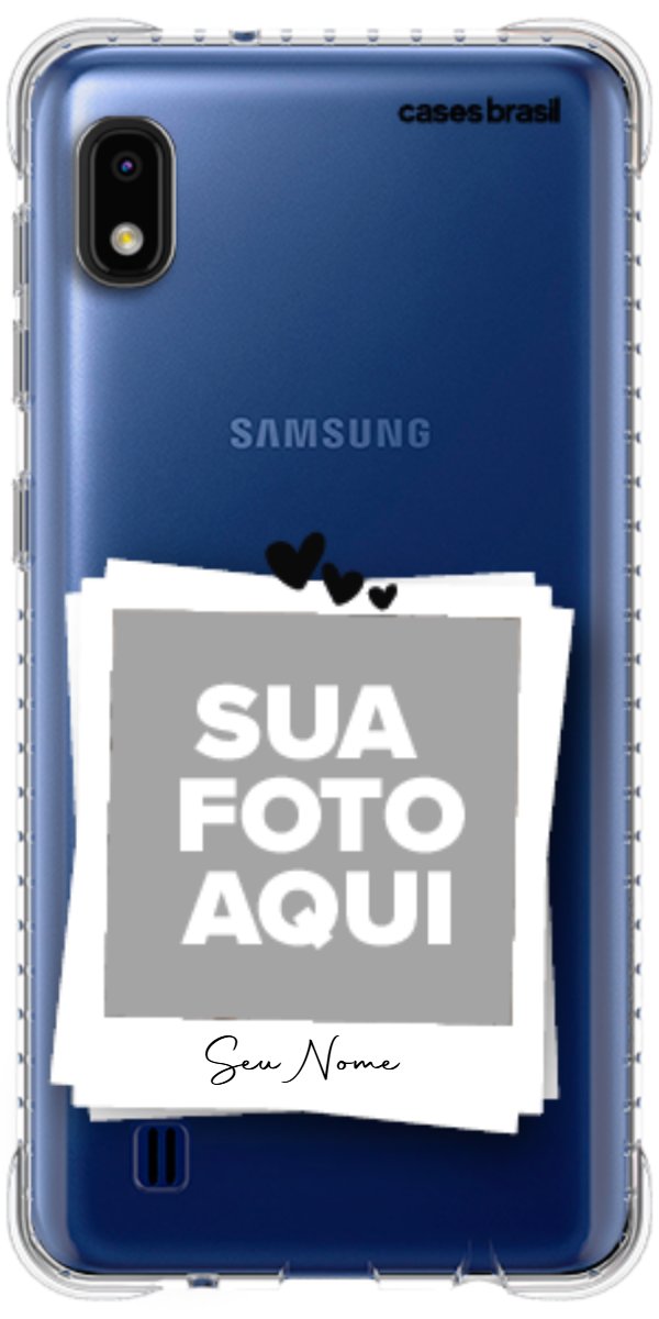 Capinha para Celular Polaroid Corações