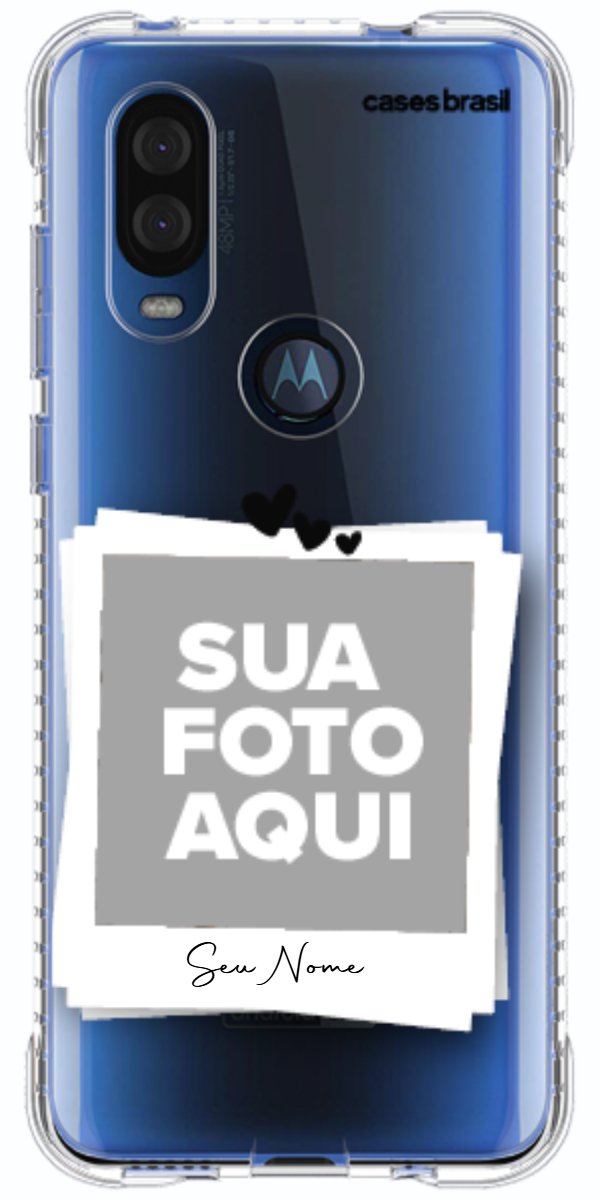 Capinha para Celular Polaroid Corações