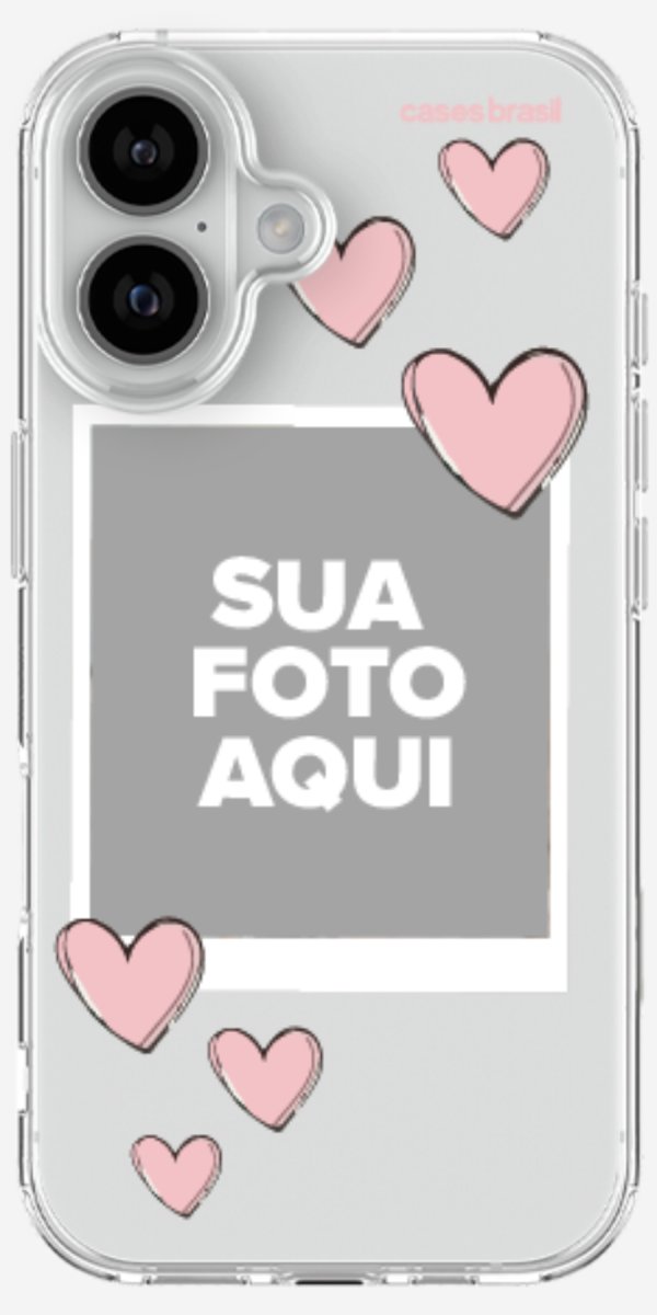 Capinha para Celular Polaroid do Amor