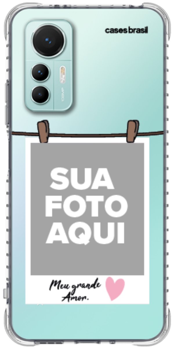 Capinha para Celular Polaroid Meu Grande Amor