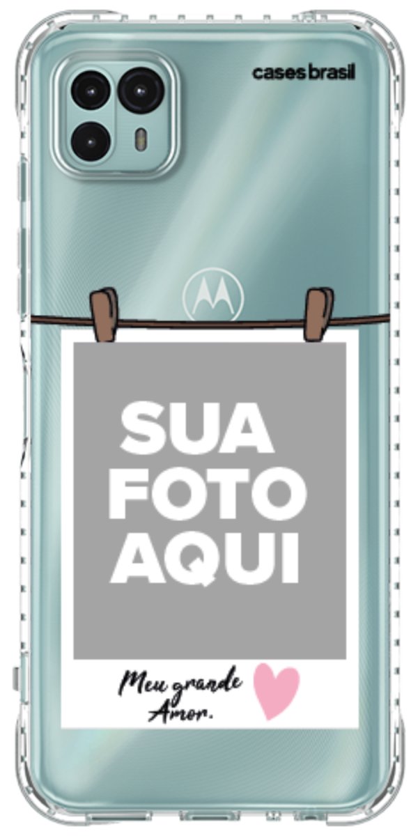 Capinha para Celular Polaroid Meu Grande Amor