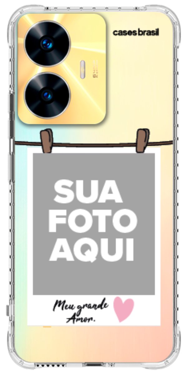 Capinha para Celular Polaroid Meu Grande Amor