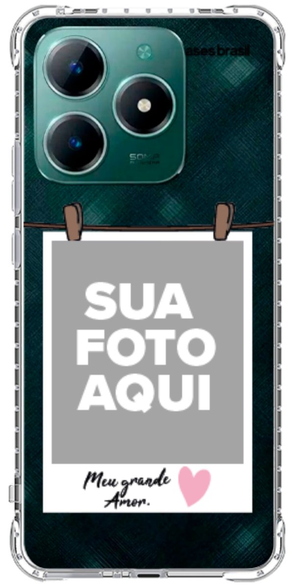 Capinha para Celular Polaroid Meu Grande Amor