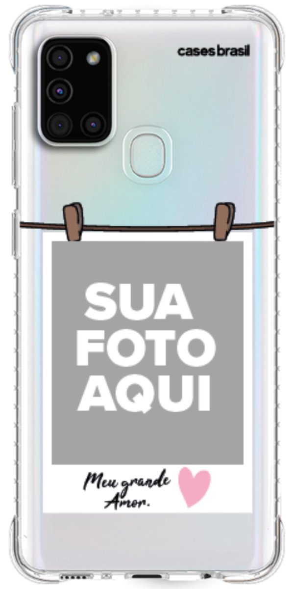 Capinha para Celular Polaroid Meu Grande Amor