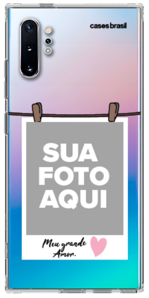 Capinha para Celular Polaroid Meu Grande Amor