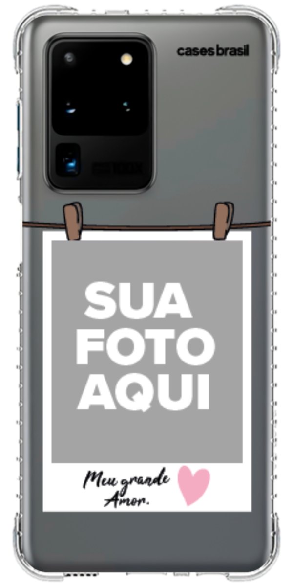 Capinha para Celular Polaroid Meu Grande Amor