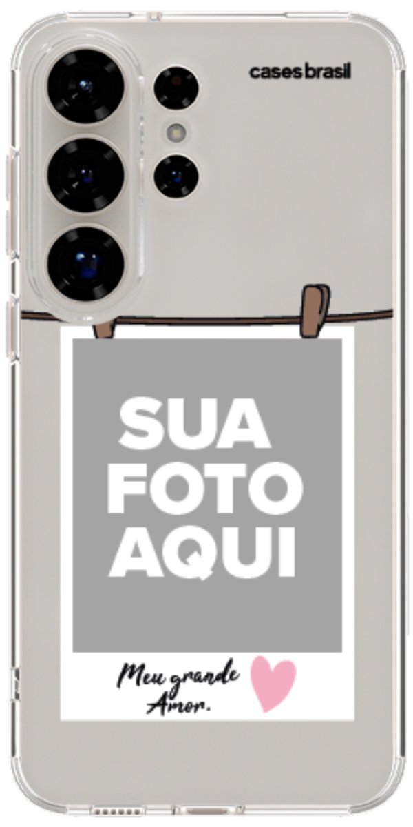Capinha para Celular Polaroid Meu Grande Amor