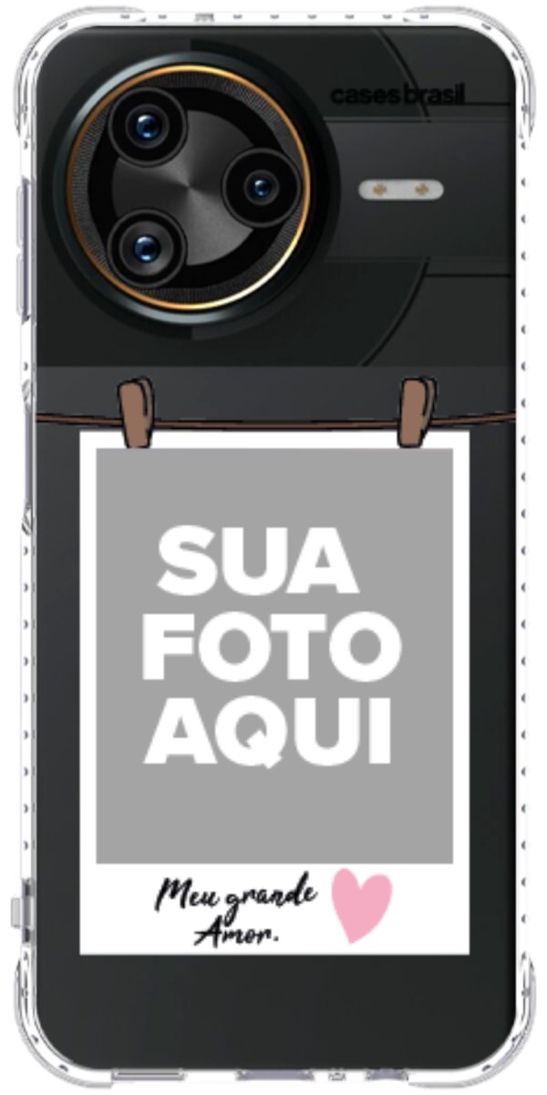Capinha para Celular Polaroid Meu Grande Amor