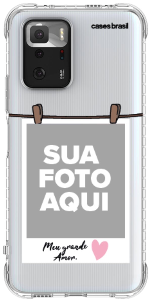 Capinha para Celular Polaroid Meu Grande Amor