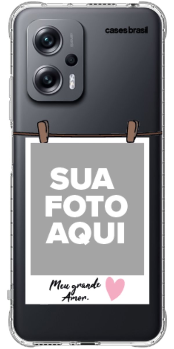 Capinha para Celular Polaroid Meu Grande Amor