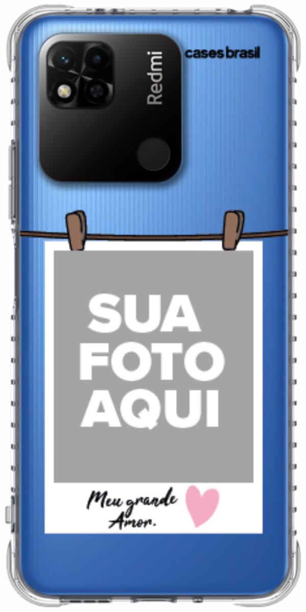 Capinha para Celular Polaroid Meu Grande Amor