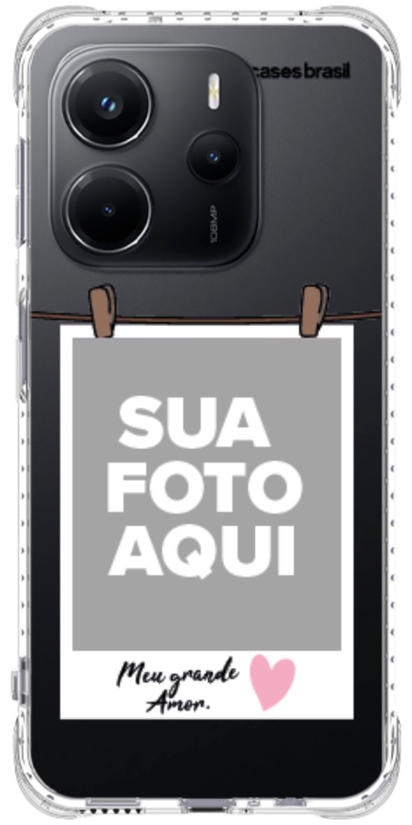 Capinha para Celular Polaroid Meu Grande Amor