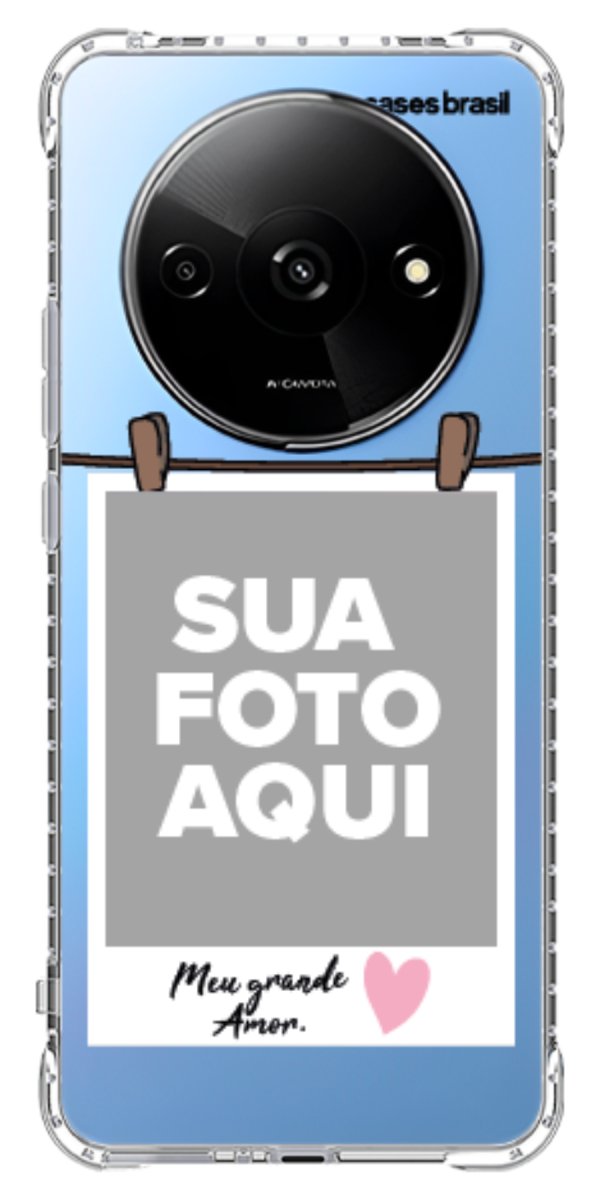 Capinha para Celular Polaroid Meu Grande Amor
