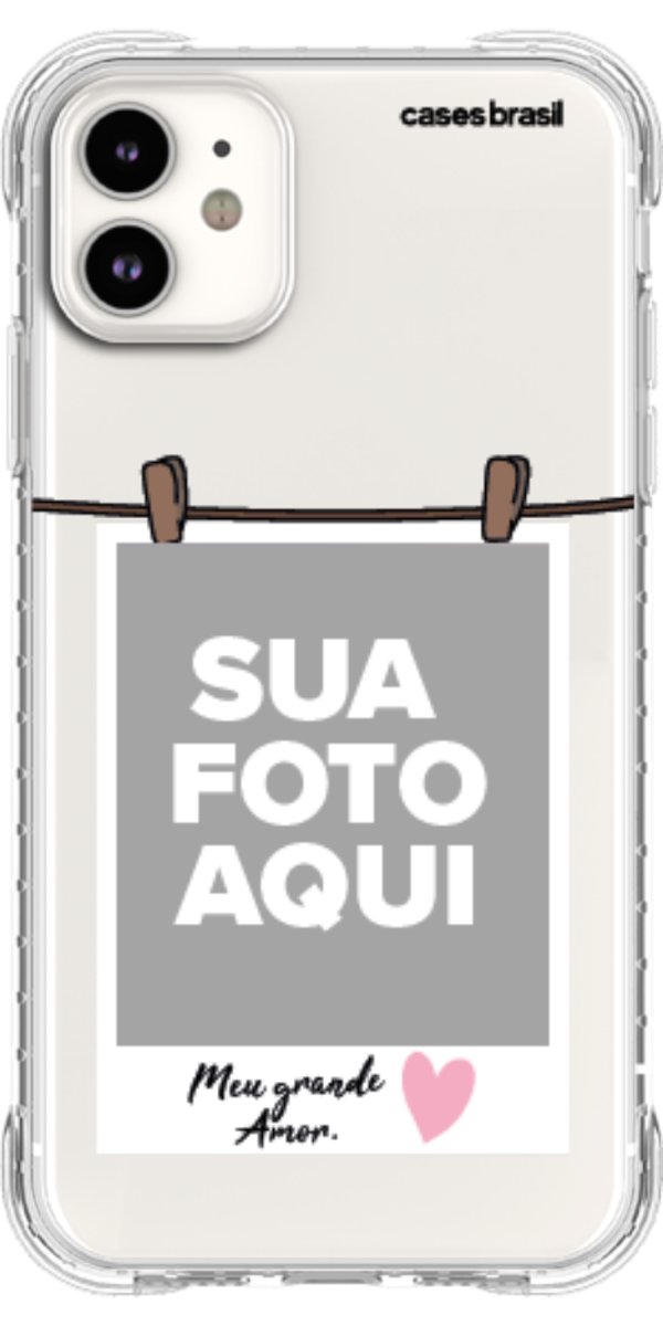 Capinha para Celular Polaroid Meu Grande Amor