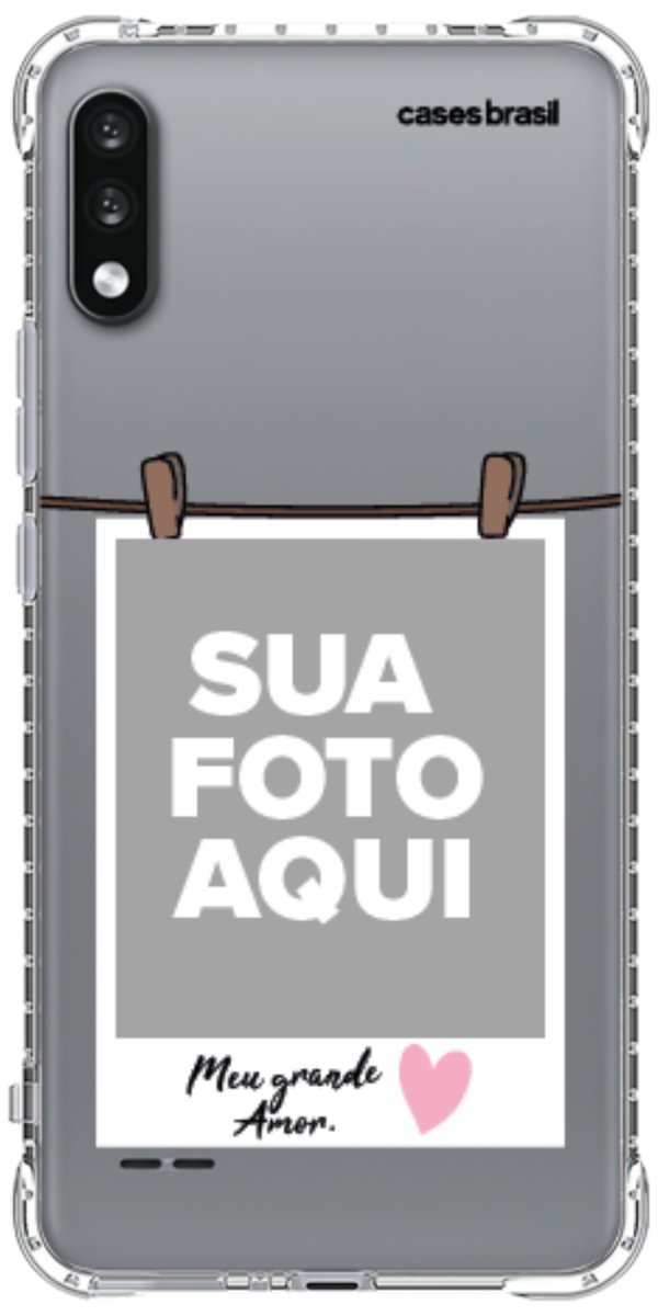 Capinha para Celular Polaroid Meu Grande Amor