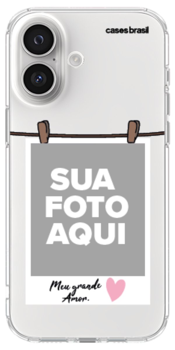 Capinha para Celular Polaroid Meu Grande Amor