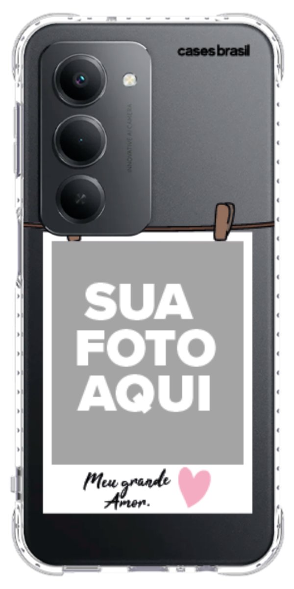 Capinha para Celular Polaroid Meu Grande Amor