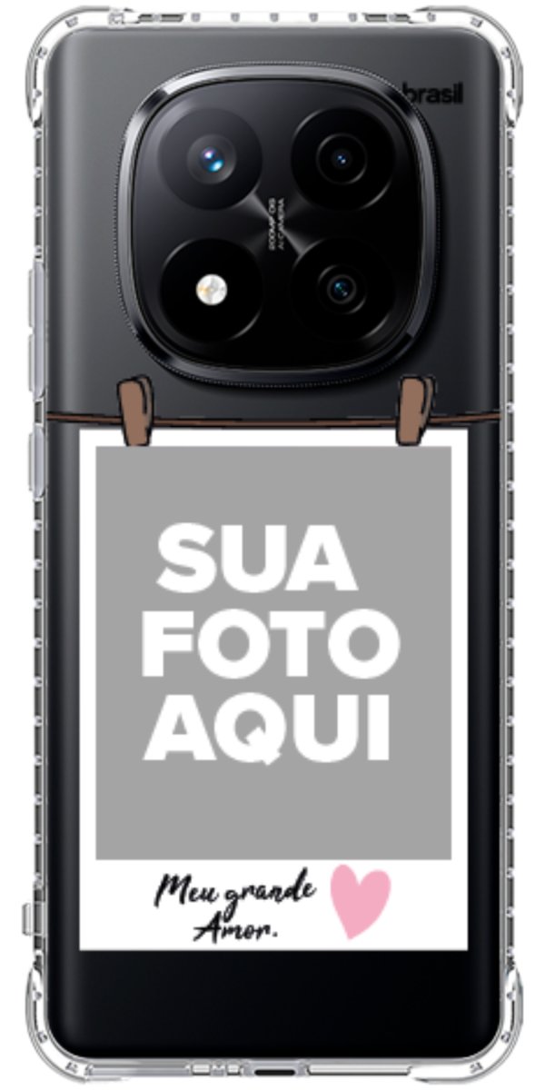 Capinha para Celular Polaroid Meu Grande Amor
